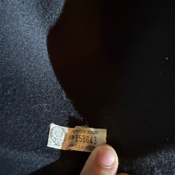Vintage Classic Black Fedora Hat main image 5